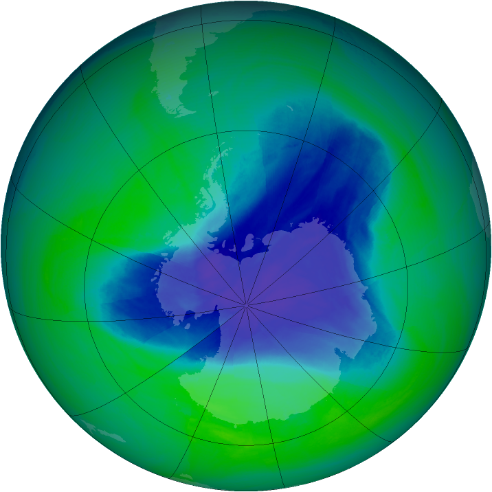 Ozone Map 2004-11-13